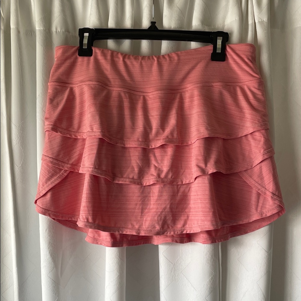 Ideology Peach Tiered peach Mini Skort